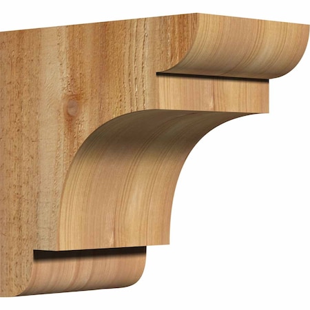 Ekena Millwork New Brighton Rough Sawn Corbel, Western Red Cedar, 6"W x 10"D x 10"H COR06X10X10NEB00RWR